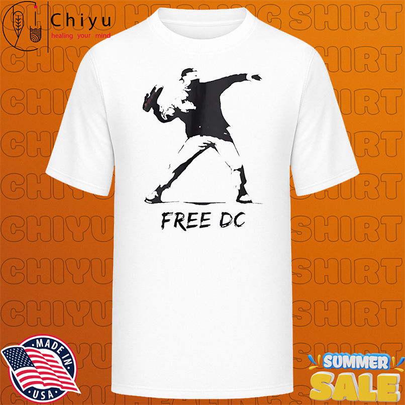 Free DC banksy inspired DC statehood activist shirt