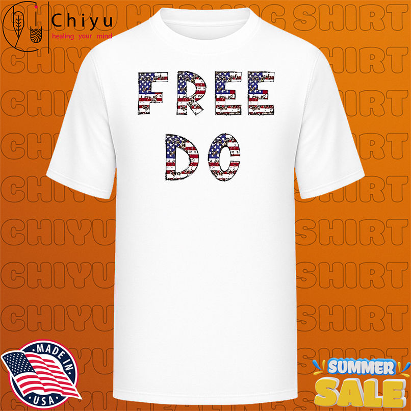 Free DC leopard flag patriotic protest shirt