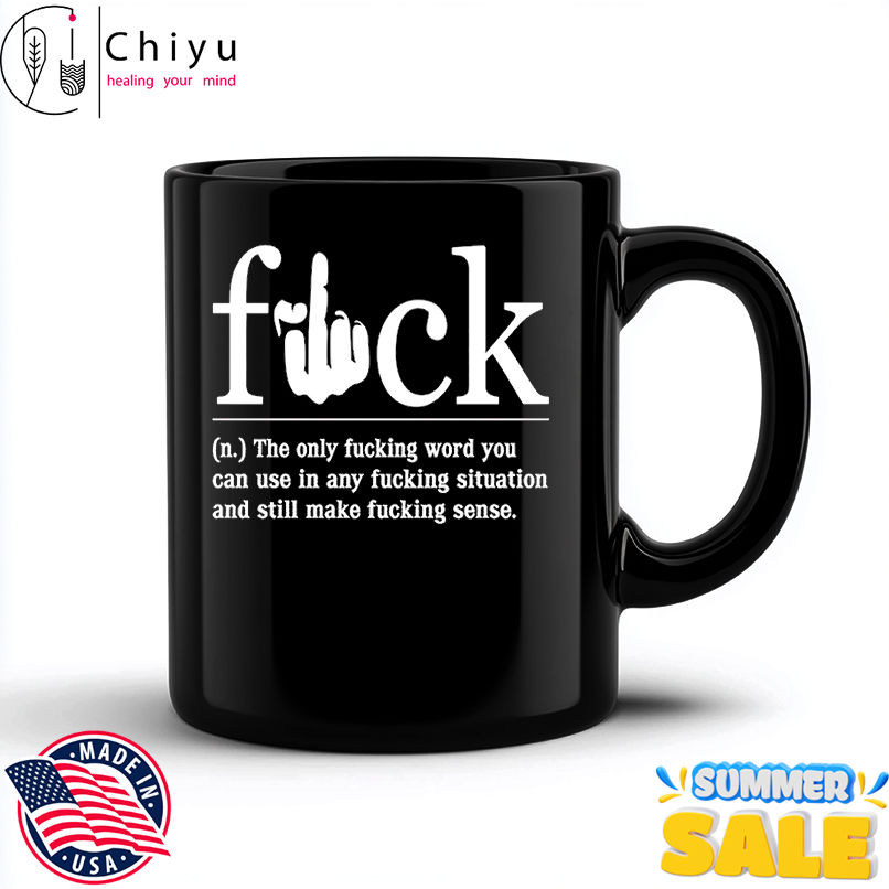 Fuck the only fucking word on can use in any fucking situation shirt