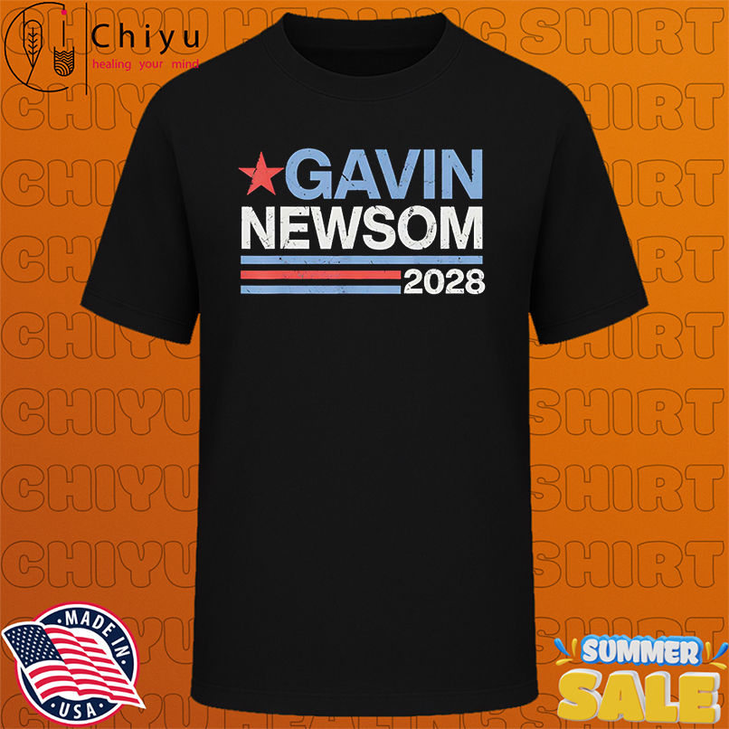 Gavin Newsom 2028 President 48 Election Campaign shirt