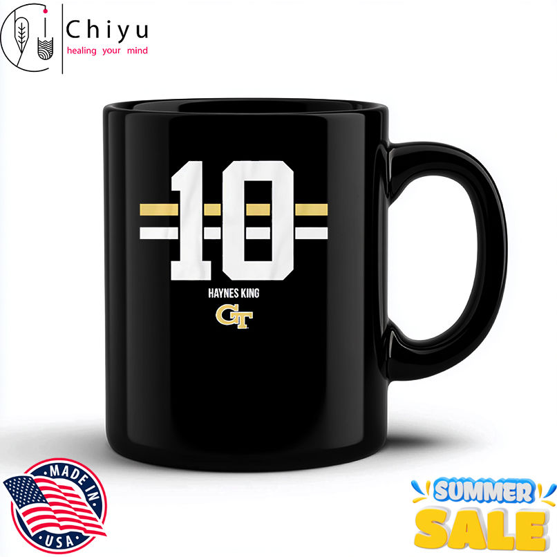Georgia Tech Football Haynes King Name Number 10 shirt