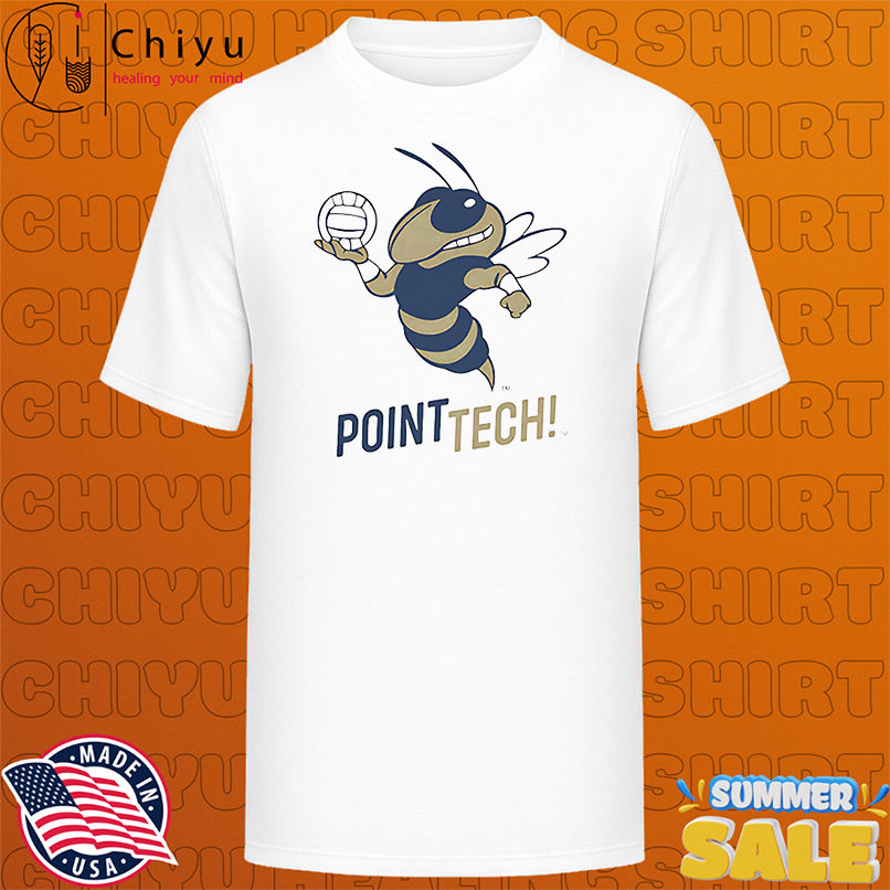 Georgia Tech Volleyball Buzz point tech shirt