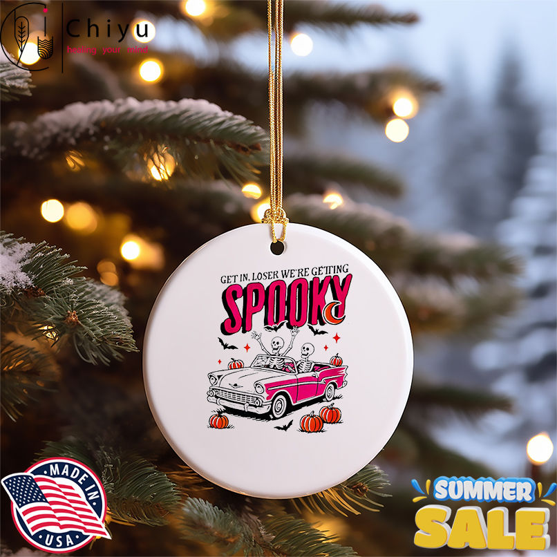 Get In Loser We're Getting Spooky skeleton shirt