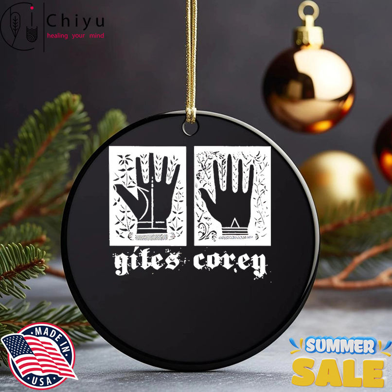 Giles Corey hand shirt