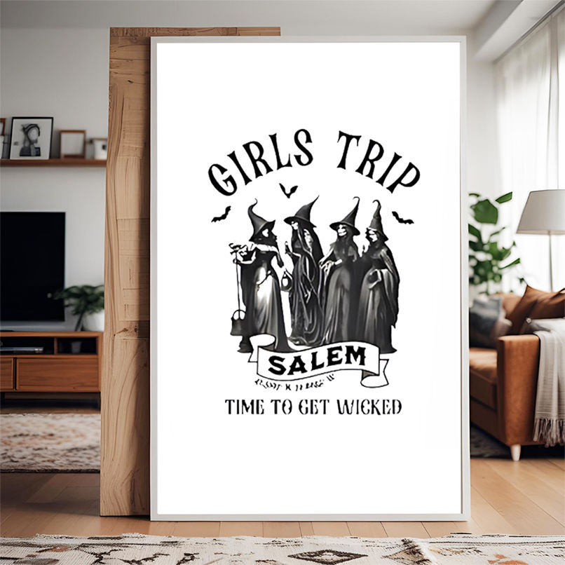 Girls Trip Salem Time To Get Wicked Halloween vintage Shirt Girls Trip Salem Time To Get Wicked Halloween vintage Shirt