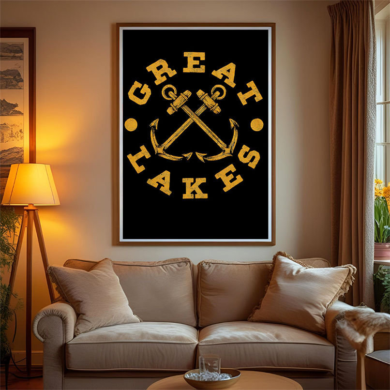 Great Lakes Crossed Anchors shirt Great Lakes Crossed Anchors shirt