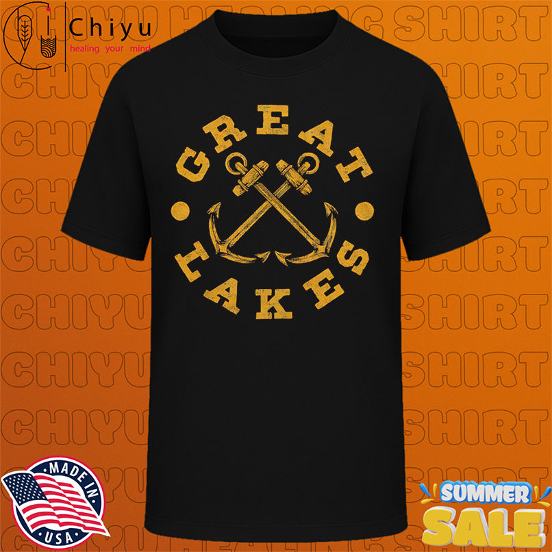 Great Lakes Crossed Anchors shirt