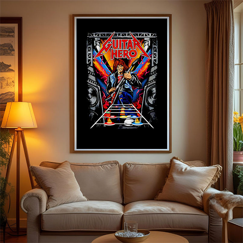 Guitar hero be the hero shirt Guitar hero be the hero shirt