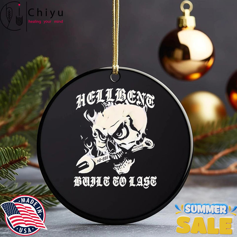 Hellbent Built To Last Skull Wrench shirt