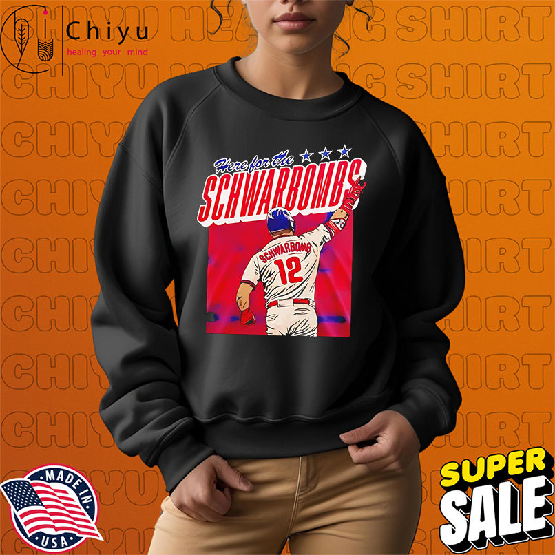 Here for the kyle schwarber philadelphia phillies shirt
