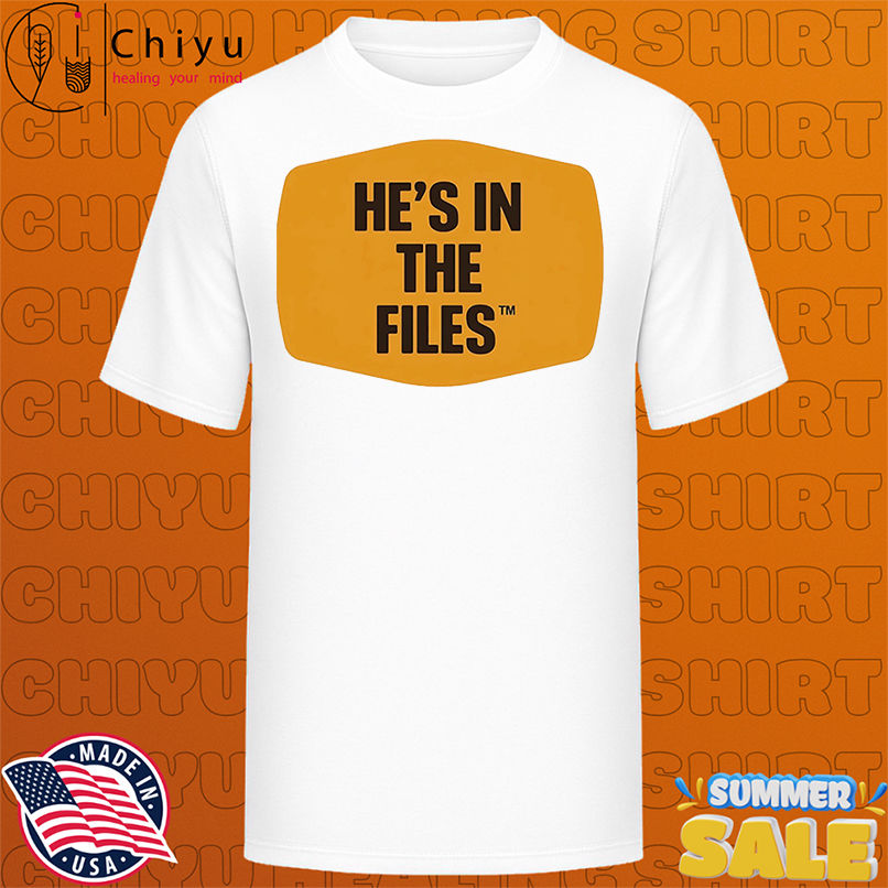 He's in the files Cracker Barrel logo shirt