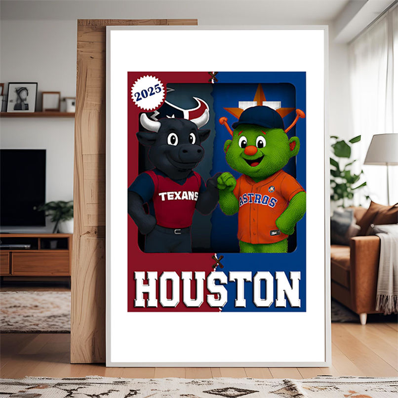 Houston Texans and Houston Astros mascot play card shirt Houston Texans and Houston Astros mascot play card shirt