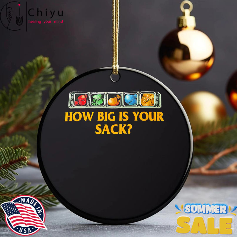 How big is your sack shirt