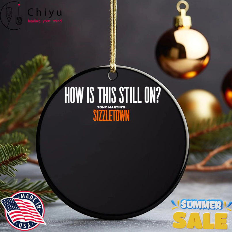 How is this still on Tony Martin's Sizzletown shirt