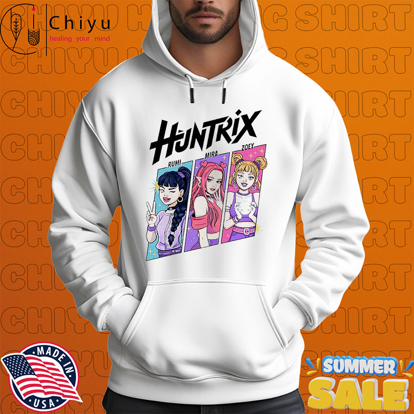 Huntrix Comic Panel Rumi Mira & Zoey KPop Demon Hunters shirt