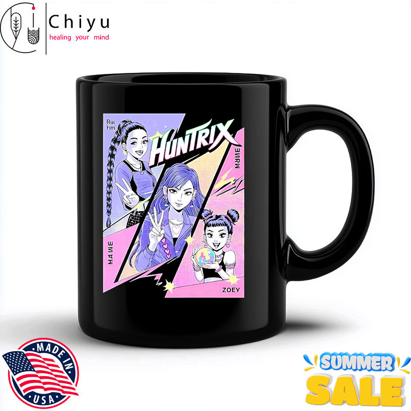 Huntrix Pastel Pop Art Rumi Mira and Zoey KPop Demon Hunters shirt Huntrix Pastel Pop Art Rumi Mira and Zoey KPop Demon Hunters shirt