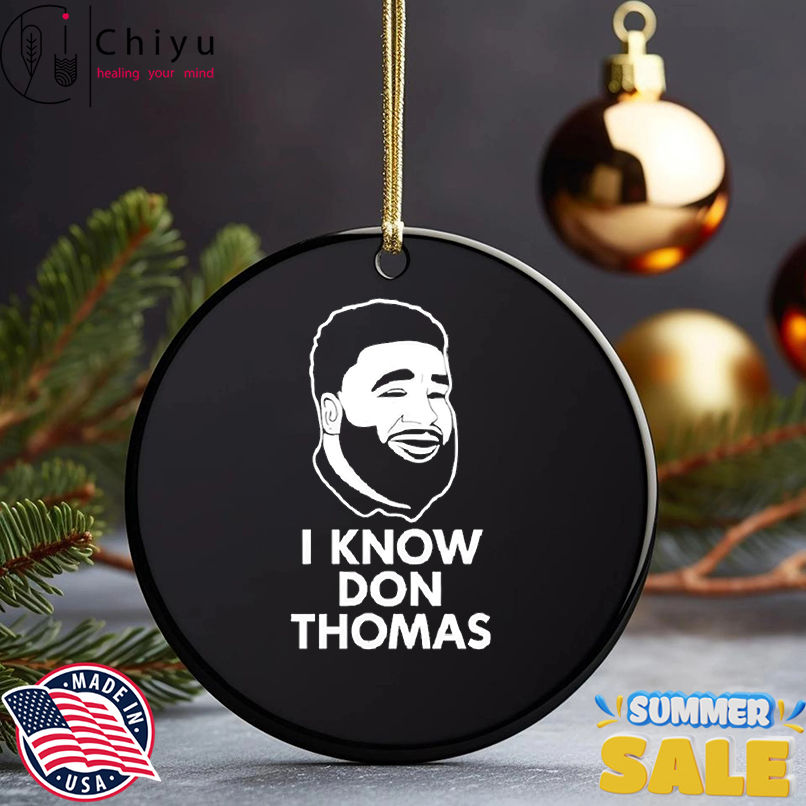 I know Don Thomas Michigan State shirt