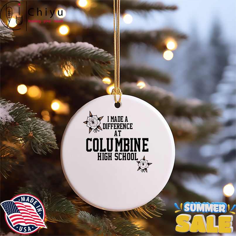 I made a difference at Columbine high school shirt I made a difference at Columbine high school shirt