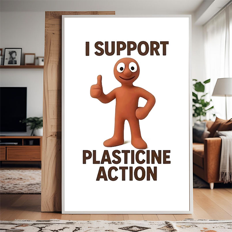 I support plasticine action shirt I support plasticine action shirt
