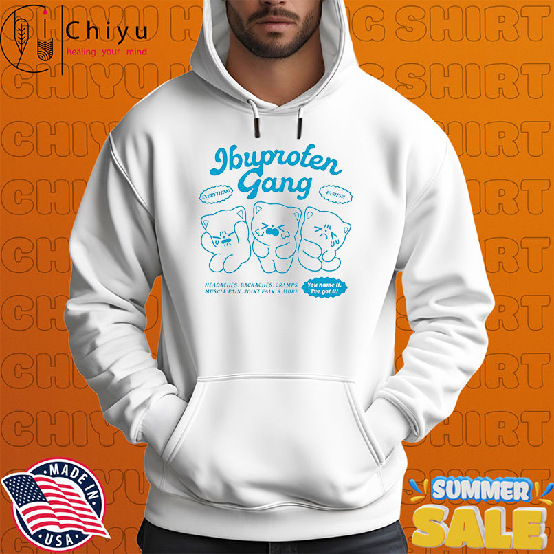 Ibuprofen Gang cat cute shirt Ibuprofen Gang cat cute shirt