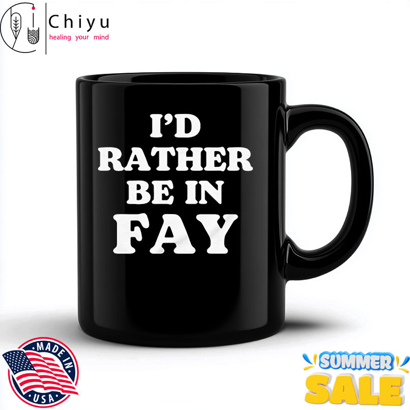 I'd rather be in Fay shirt
