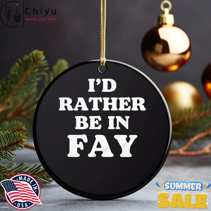 I'd rather be in Fay shirt