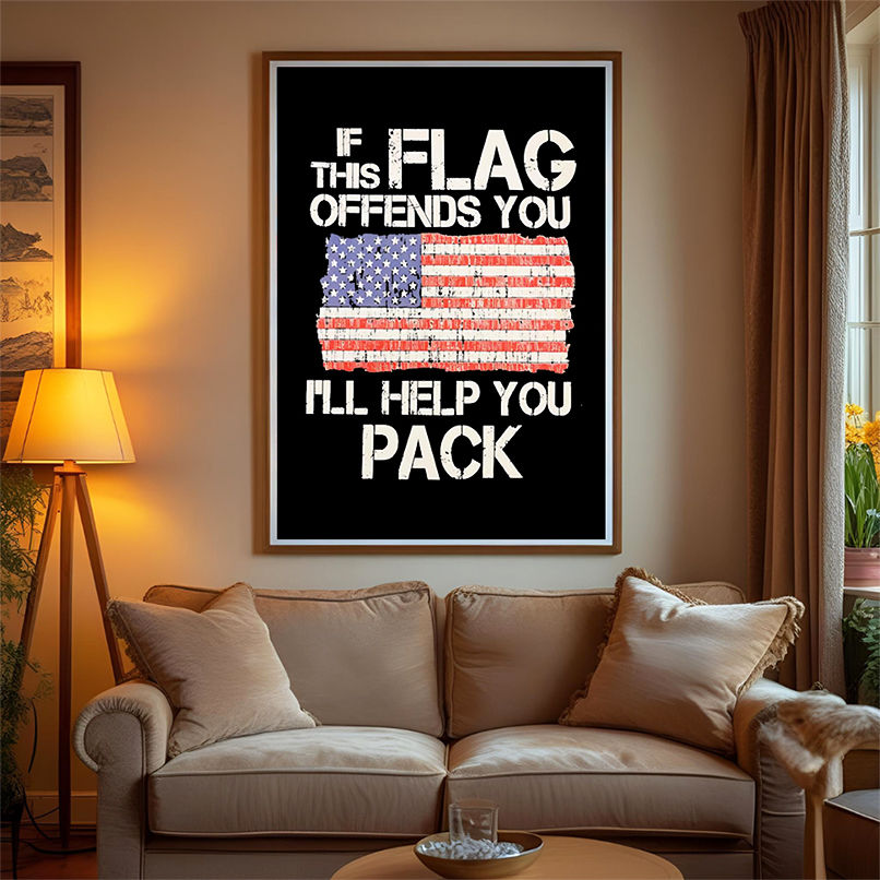 If this flag offends you I_ll help you pack shirt If this flag offends you I_ll help you pack shirt