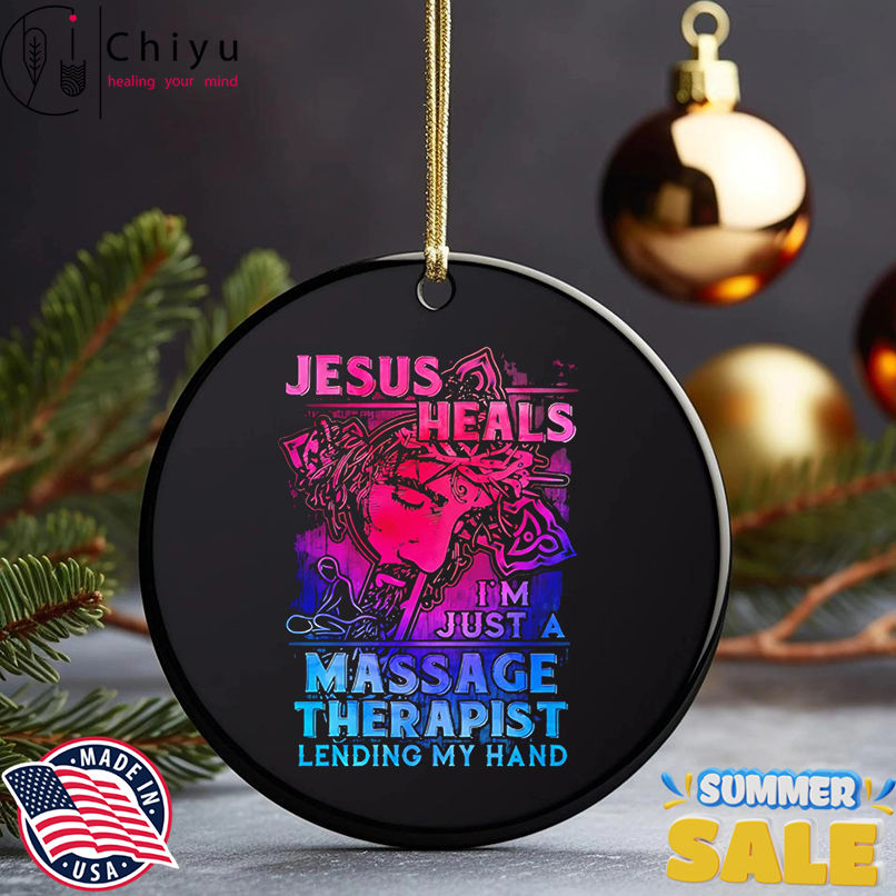 Jesus Heals I'm Just A Massage Therapist Lending My Hand shirt