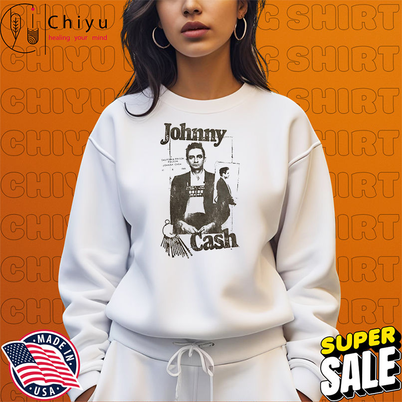 Johnny Cash California prison Folsom shirt Johnny Cash California prison Folsom shirt