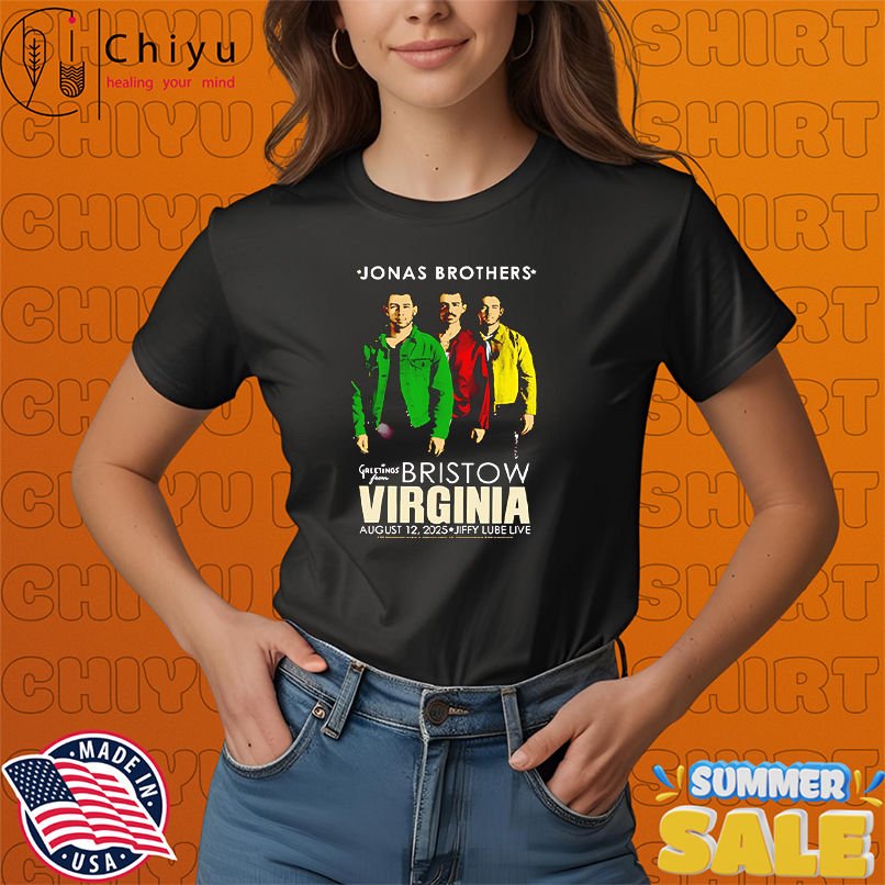 Jonas Brothers Aug 12 2025 Jiffy Lube Live Washington Event shirt