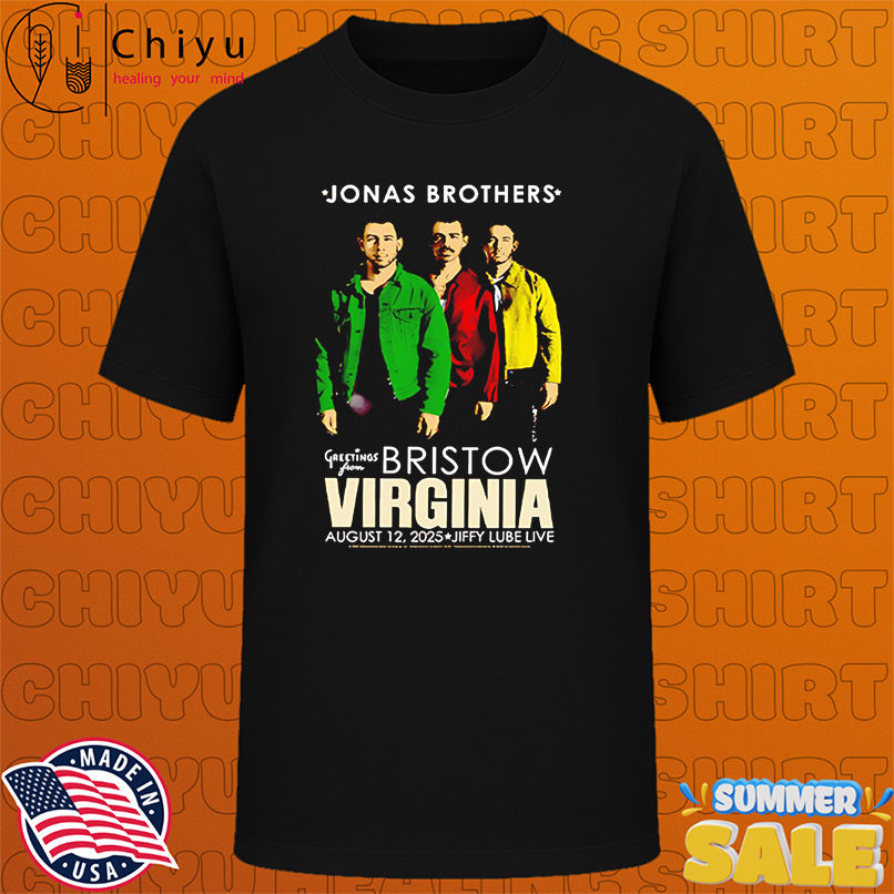 Jonas Brothers Aug 12 2025 Jiffy Lube Live Washington Event shirt
