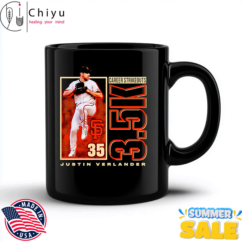 Justin Verlander San Francisco Giants 3500 Career Strikeouts shirt