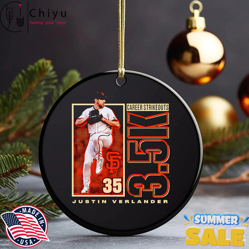 Justin Verlander San Francisco Giants 3500 Career Strikeouts shirt