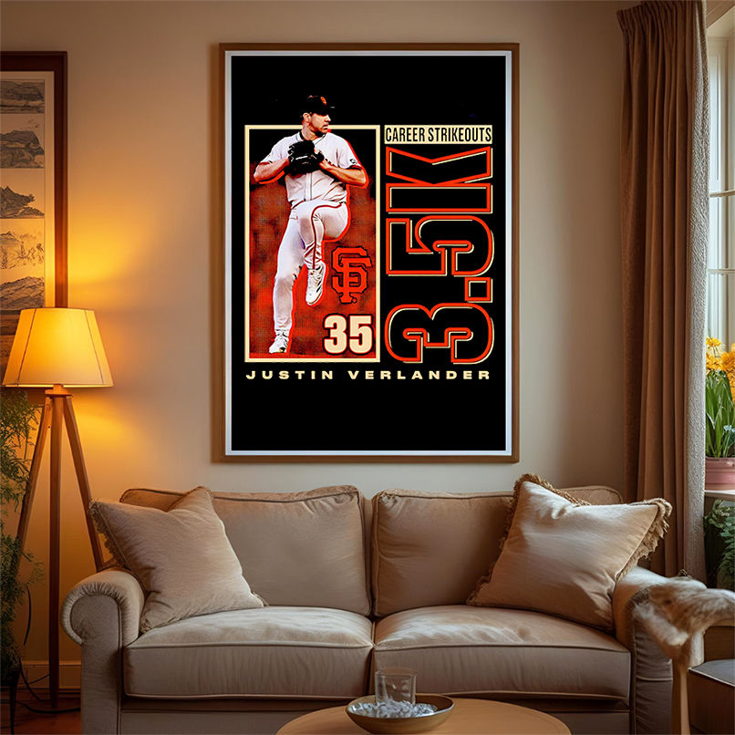 Justin Verlander San Francisco Giants 3500 Career Strikeouts shirt Justin Verlander San Francisco Giants 3500 Career Strikeouts shirt