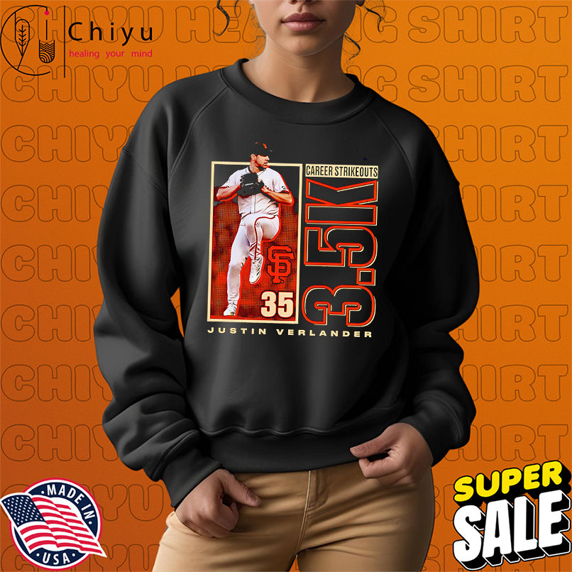 Justin Verlander San Francisco Giants 3500 Career Strikeouts shirt Justin Verlander San Francisco Giants 3500 Career Strikeouts shirt