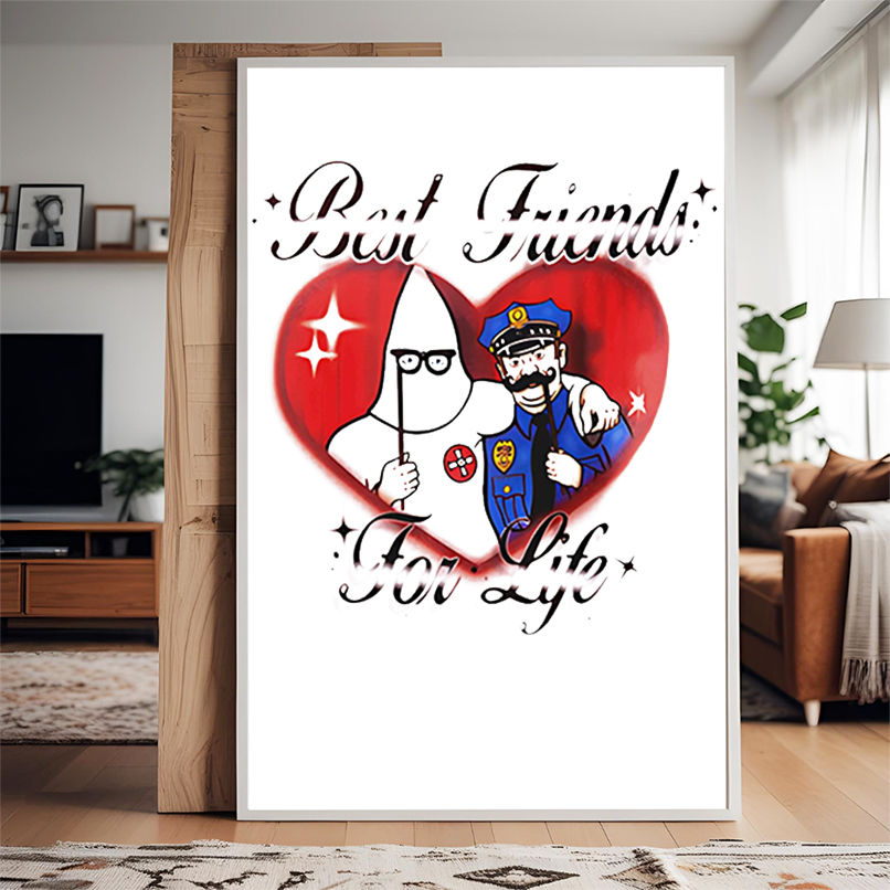KKK and Police best friends for life shirt KKK and Police best friends for life shirt
