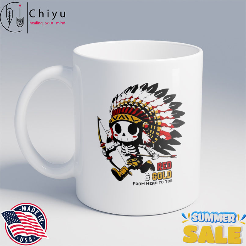 Kansas City Chiefs Red and Gold From Head To Toe shirt