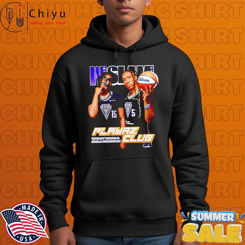 Kayla Thornton and Tiffany Hayes Golden State Valkyries SLAM shirt Kayla Thornton and Tiffany Hayes Golden State Valkyries SLAM shirt