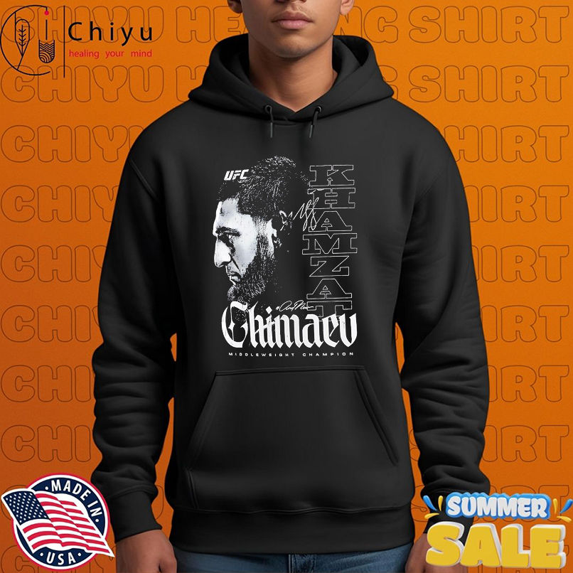 Khamzat Chimaev UFC 319 World Men's Middleweight Champion graphic shirt