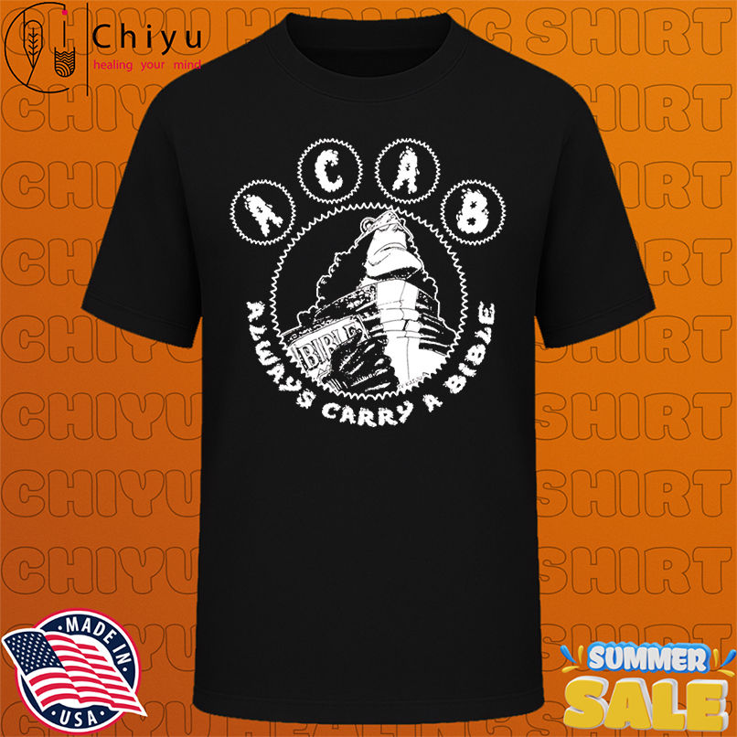 Kuma Acab always carry a Bible shirt