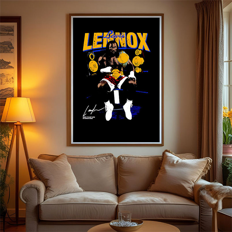 Lennox Lewis retro graphic shirt Lennox Lewis retro graphic shirt