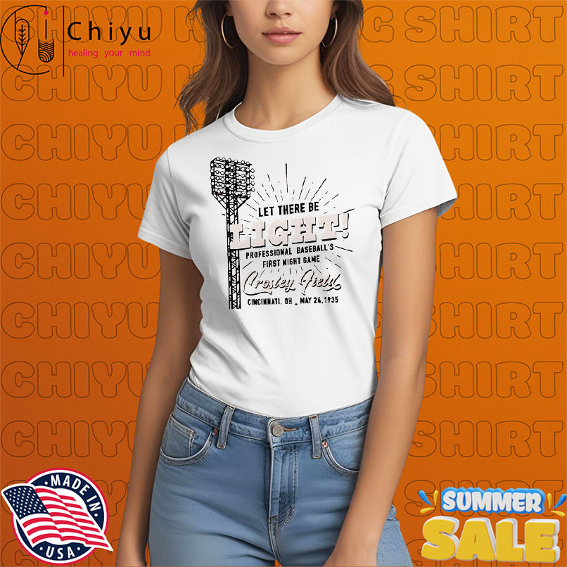Let there be light professional baseball's first night game shirt