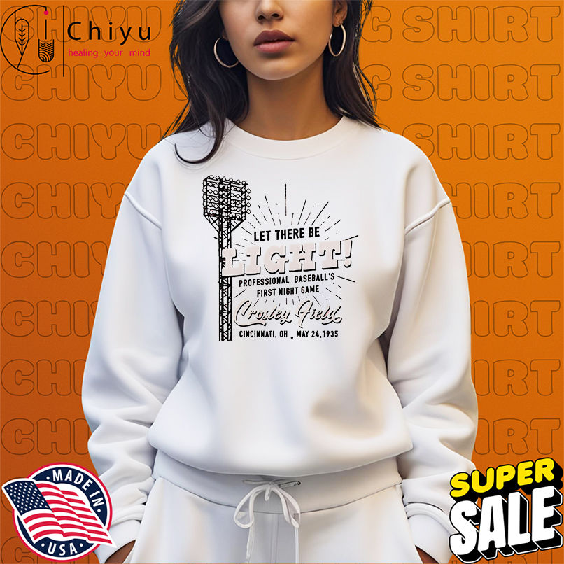 Let there be light professional baseball's first night game shirt