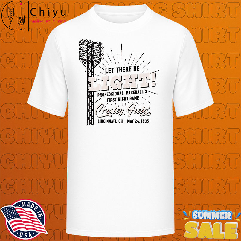 Let there be light professional baseball's first night game shirt