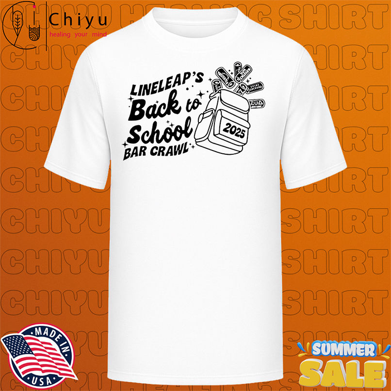 Lineleap's back to school bar crawl shirt