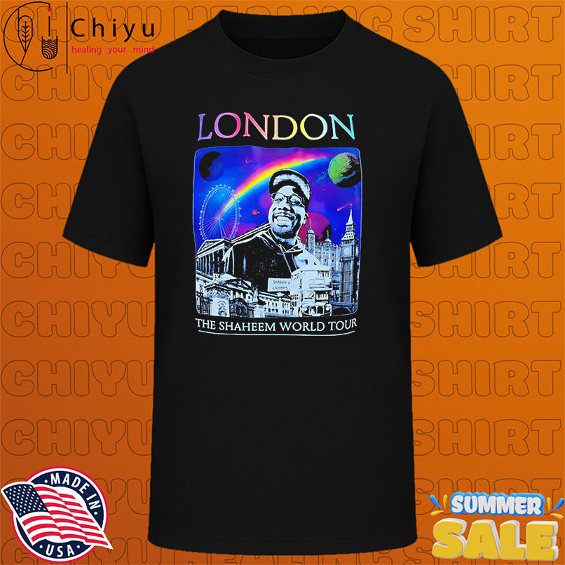 London The Shaheem World Tour Coldplay Wembley shirt