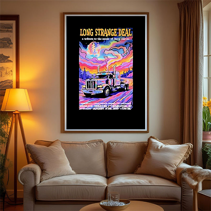 Long Strange Deal A Tribute To The Music Of Jerry Garcia At Visulite Theatre On Aug 9 2025 shirt Long Strange Deal A Tribute To The Music Of Jerry Garcia At Visulite Theatre On Aug 9 2025 shirt