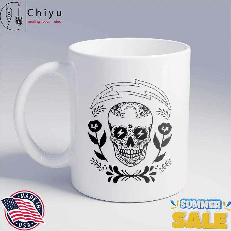 Los Angeles Chargers Bolt Up sugar skulls shirt Los Angeles Chargers Bolt Up sugar skulls shirt