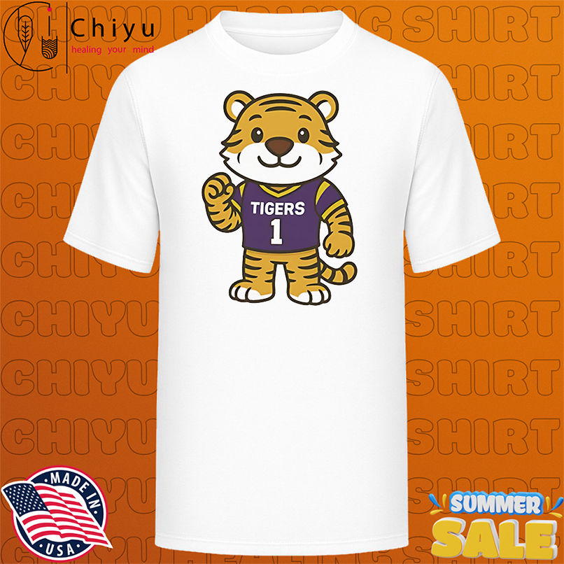 Louisiana LSU Tigers Mike the Tiger mascot chibi cartoon shirt