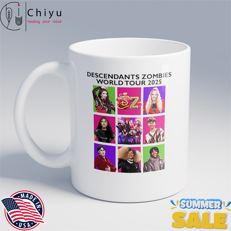 Malachi Descendants Zombies Worlds Collide Tour Summer 2025 shirt Malachi Descendants Zombies Worlds Collide Tour Summer 2025 shirt